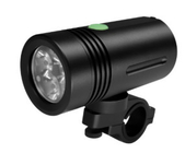 Rechargeable Cylindrical Bike LED Flashlight Waterproof Aluminum Material