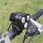 Water Resistant 3000 Lumens Bike LED Flashlight With External Switch Easy To Install