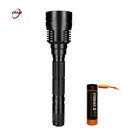 3KM Shooting Aircraft Aluminum Torch 12W IP66 Waterproof Rechargeable Torch