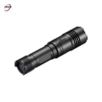 Hard Anodized Powerful LEP 9W Tactical Torch Rechargeable Strong Penetration Waterproof