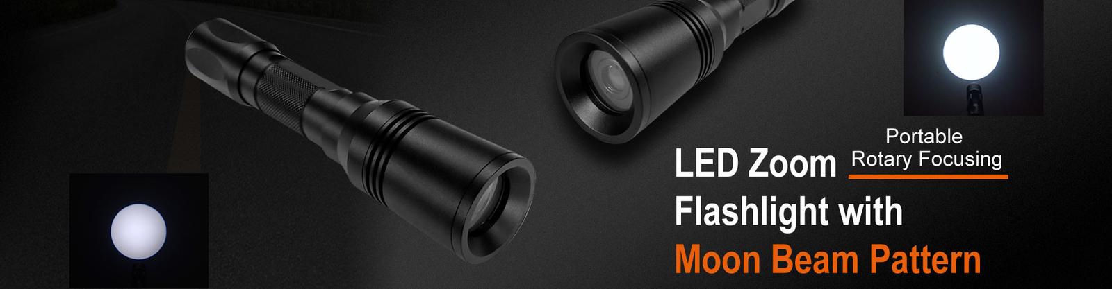 IP67 Waterproof 1000 Lumen LED Flashlight Torch With 18650 Li Ion Battery